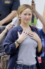 Pregnant JENNIFER LAWRENCE Films Reshoots for Red, White and Water in New Orleans 06/02/2021