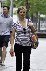 Pregnant RACHEL RILEY Leaves Countdown Studio in Manchester 06/09/2021