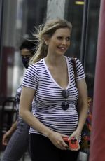 Pregnant RACHEL RILEY Leaves Countdown Studio in Manchester 06/09/2021