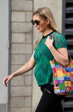 Pregnant RACHEL RILEY Leaves Countdown Studios in Salford 06/08/2021