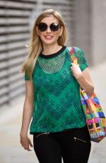 Pregnant RACHEL RILEY Leaves Countdown Studios in Salford 06/08/2021