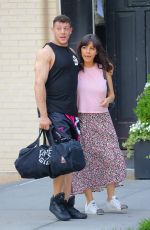 Pregnant ROXANNE PALLETT and Jason Carrion Out in New York 06/10/2021