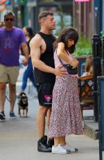 Pregnant ROXANNE PALLETT and Jason Carrion Out in New York 06/10/2021