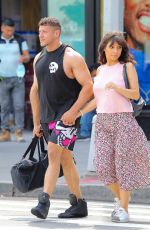 Pregnant ROXANNE PALLETT and Jason Carrion Out in New York 06/10/2021