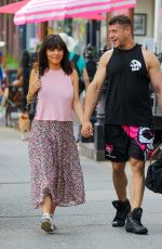 Pregnant ROXANNE PALLETT and Jason Carrion Out in New York 06/10/2021