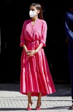 QUEEN LETIZIA OF SPAIN at Berlanguiano Luis Garcia Berlanga Opening Exhibition at Real Academia de San Fernando 06/09/2021
