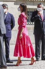 QUEEN LETIZIA OF SPAIN at Berlanguiano Luis Garcia Berlanga Opening Exhibition at Real Academia de San Fernando 06/09/2021