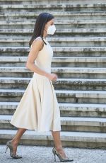 QUEEN LETIZIA OF SPAIN at Inauguration of Emila Pardo Bazan Exhibition at National Library in Madrid 06/08/2021