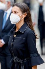 QUEEN LETIZIA OF SPAIN at Inauguration of Terrorism Victims Memorial Center in Vitoria 06/01/2021
