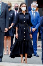 QUEEN LETIZIA OF SPAIN at Inauguration of Terrorism Victims Memorial Center in Vitoria 06/01/2021