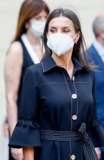 QUEEN LETIZIA OF SPAIN at Inauguration of Terrorism Victims Memorial Center in Vitoria 06/01/2021
