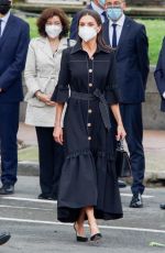 QUEEN LETIZIA OF SPAIN at Inauguration of Terrorism Victims Memorial Center in Vitoria 06/01/2021