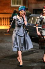RACHEL BROSNAHAN and MARIN HINKLE on the Set of The Marvelous Mrs Maisel in New York 06/01/2021