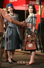 RACHEL BROSNAHAN and MARIN HINKLE on the Set of The Marvelous Mrs Maisel in New York 06/01/2021
