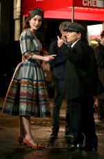 RACHEL BROSNAHAN and MARIN HINKLE on the Set of The Marvelous Mrs Maisel in New York 06/01/2021