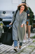 RACHEL BROSNAHAN Leaves Set of The Marvelous Mrs Maisel in New York 05/28/2021