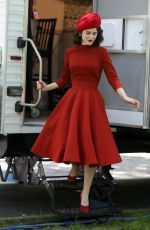 RACHEL BROSNAHAN on the Set of The Marvelous Mrs Maisel in New York 06/13/2021