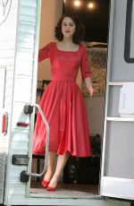 RACHEL BROSNAHAN on the Set of The Marvelous Mrs Maisel in New York 06/13/2021