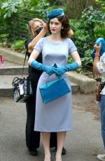 RACHEL BROSNAHAN on the Set of The Marvelous Mrs Maisel in New York 06/13/2021
