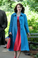 RACHEL BROSNAHAN on the Set of The Marvelous Mrs Maisel in New York 06/13/2021