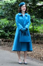 RACHEL BROSNAHAN on the Set of The Marvelous Mrs Maisel in New York 06/13/2021