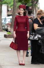 RACHEL BROSNAHAN on the Set of The Marvelous  Mrs. Maisel in New York 06/04/2021