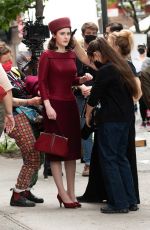 RACHEL BROSNAHAN on the Set of The Marvelous  Mrs. Maisel in New York 06/04/2021