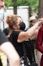 RACHEL BROSNAHAN on the Set of The Marvelous  Mrs. Maisel in New York 06/04/2021
