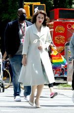 RACHEL BROSNAHAN on the Set of The Marvelous Mrs. Maisel in New York 06/24/2021