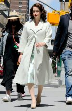 RACHEL BROSNAHAN on the Set of The Marvelous Mrs. Maisel in New York 06/24/2021