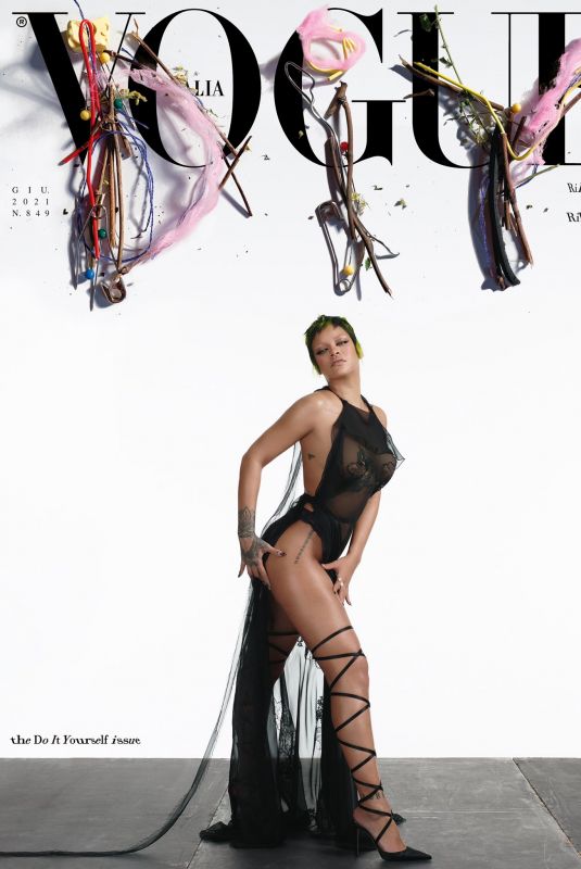 RIHANNA on the Cover of Vogue, Do It Yourself Issue 2021