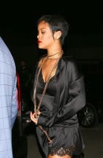 RIHANNA Out for Dinner at Delilah in West Hollywood 06/06/2021