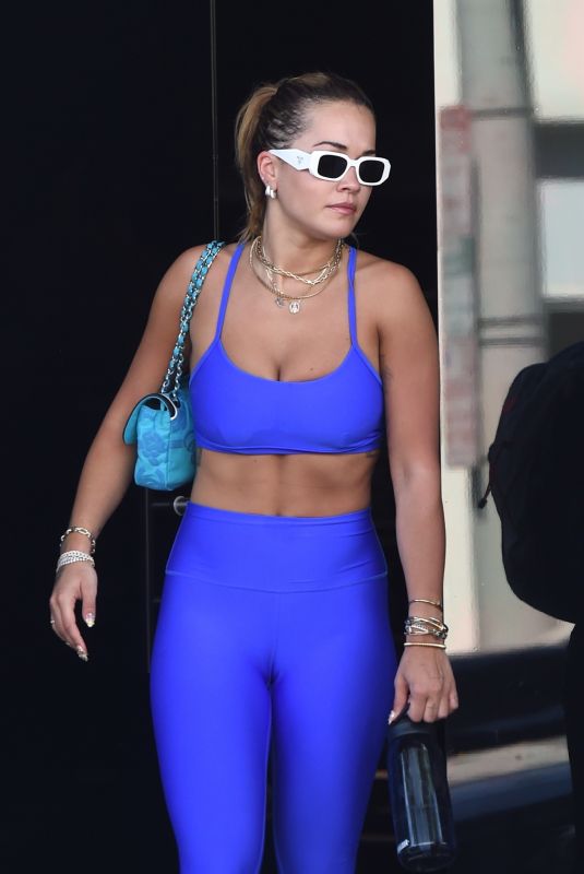 RITA ORA Leaves a Gym in Los Angeles 06/29/2021