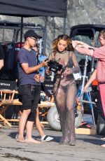 RITA ORA on the Set of Her New Music Video in Malibu 06/27/2021