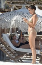 ROCIO CABALLERO CAMACHO in Bikini at a Beach in Tulum 06/02/2021