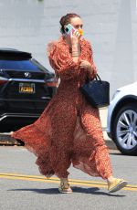 RUMER WILLIS Arrives at a Hair Salon in Beverly Hills 06/23/2021