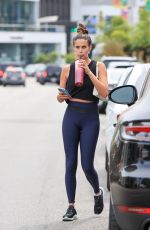 SARA SAMPAIO Leaves Pilates Class in West Hollywood 06/15/2021
