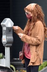SARAH HYLAND Out and About in West Hollywood 06/07/2021