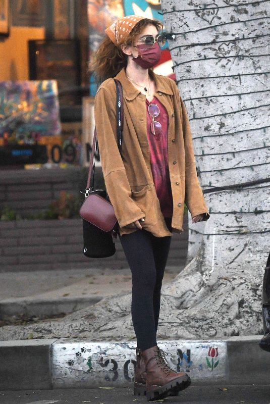 SARAH HYLAND Out and About in West Hollywood 06/07/2021