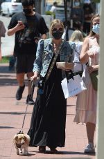 SARAH MICHELLE GELLAR Out with Her Dog in Los Angeles 06/14/2021