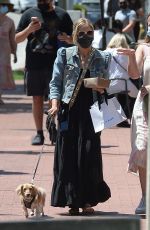 SARAH MICHELLE GELLAR Out with Her Dog in Los Angeles 06/14/2021