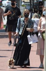 SARAH MICHELLE GELLAR Out with Her Dog in Los Angeles 06/14/2021