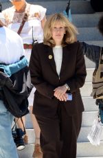 SARAH PAULSON on the set of American Crime Story 06/27/2021