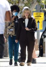 SARAH PAULSON on the set of American Crime Story 06/27/2021