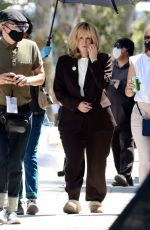 SARAH PAULSON on the set of American Crime Story 06/27/2021
