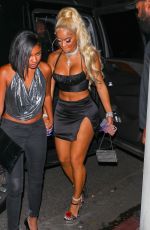 SAWEETIE Arrives at Delilah in West Hollywood 06/05/2021