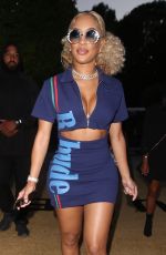 SAWEETIE at RHUDE SS22 Runway Show in Beverly Hills 06/23/2021