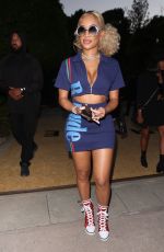 SAWEETIE at RHUDE SS22 Runway Show in Beverly Hills 06/23/2021