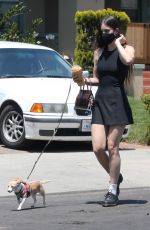 SCOUT WILLIS Out with Her Dog in West Hollywood 06/21/2021