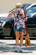 SELMA BLAIR and David Lyons at Sweet Flower Dispensary in Studio City 06/12/2021